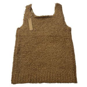 SKIMS Cozy Knit Tank Top Camel Girls 8/10